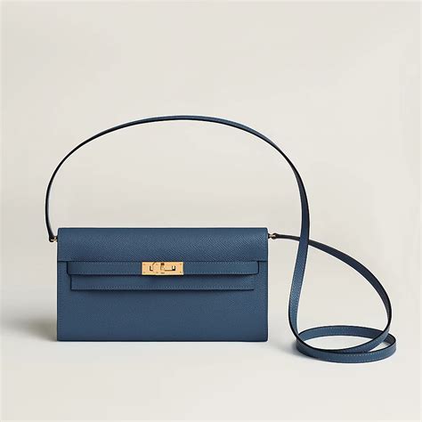 hermes kelly wallet blue atoll|Kelly Classique To Go wallet .